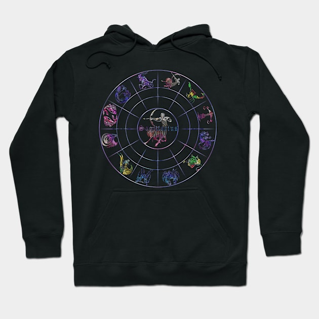 New zodiac 12 in 1 - Sagittarius Hoodie by INDONESIA68